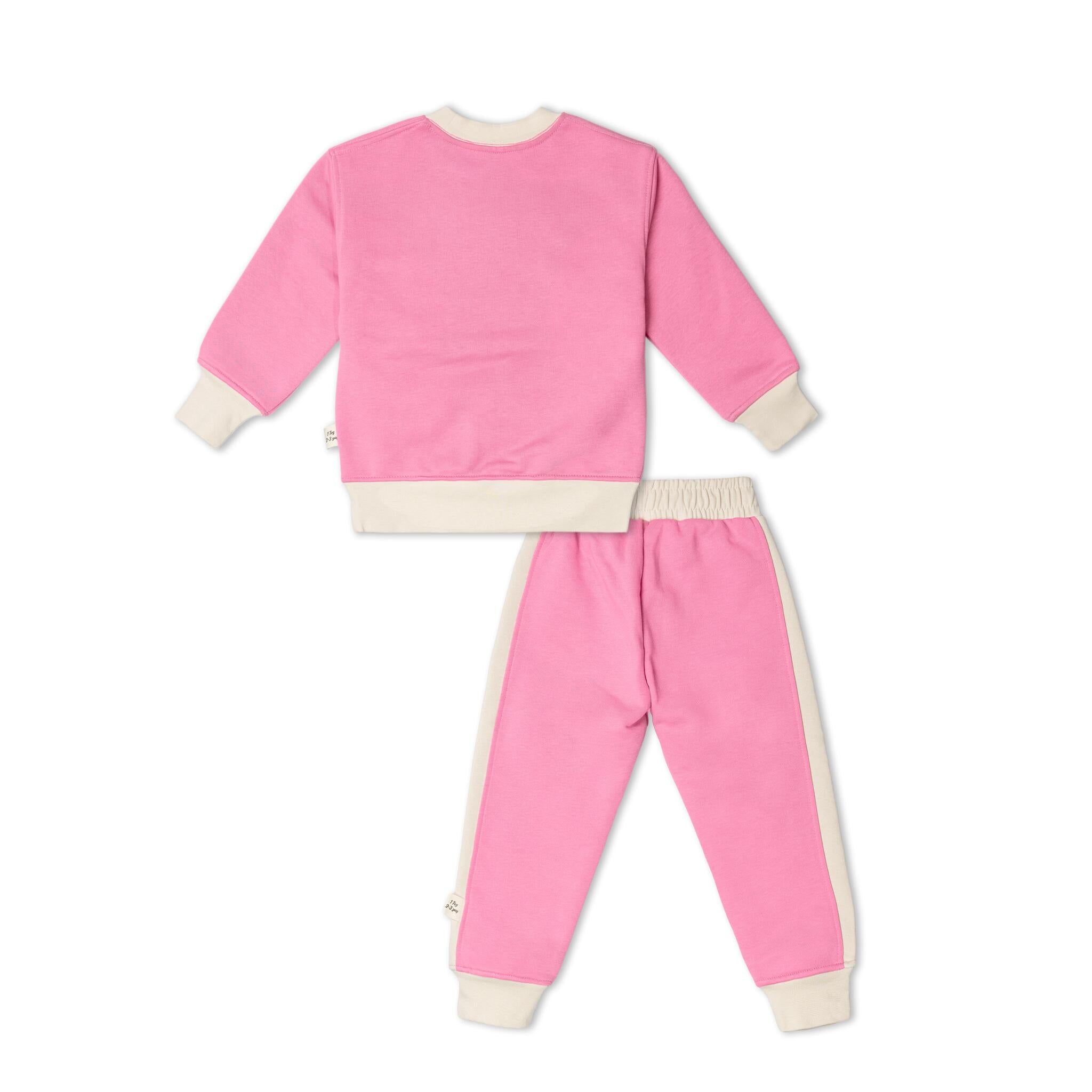 Baby Pink 1.0 Tog 100% Organic Cotton Day & Night Two-Piece Set