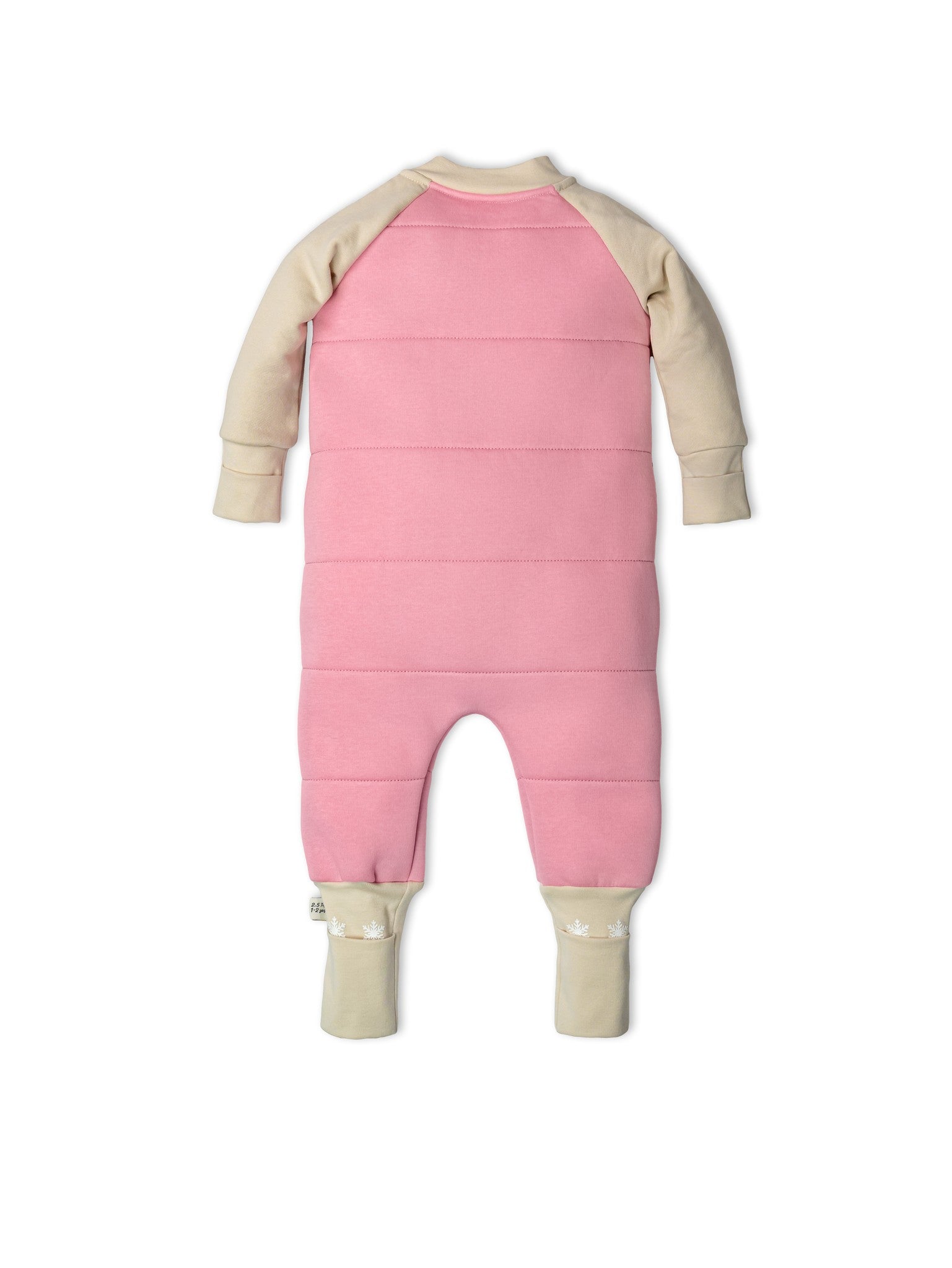 Dusty Pink 2.5 Tog 100% Organic Cotton Sleep Bag